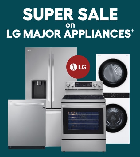 Super Sale on LG Major Appliances