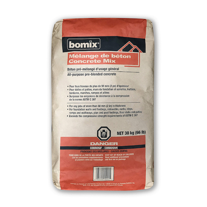 BOMIX - All-Purpose Concrete Mix - 30 kg | Réno-Dépôt