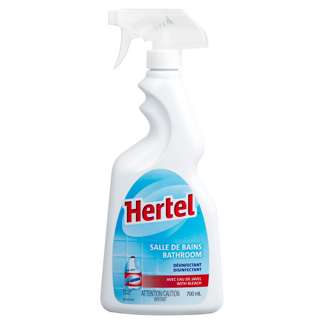 HERTEL - Bathroom Cleaner with Bleach 700 mL | Réno-Dépôt