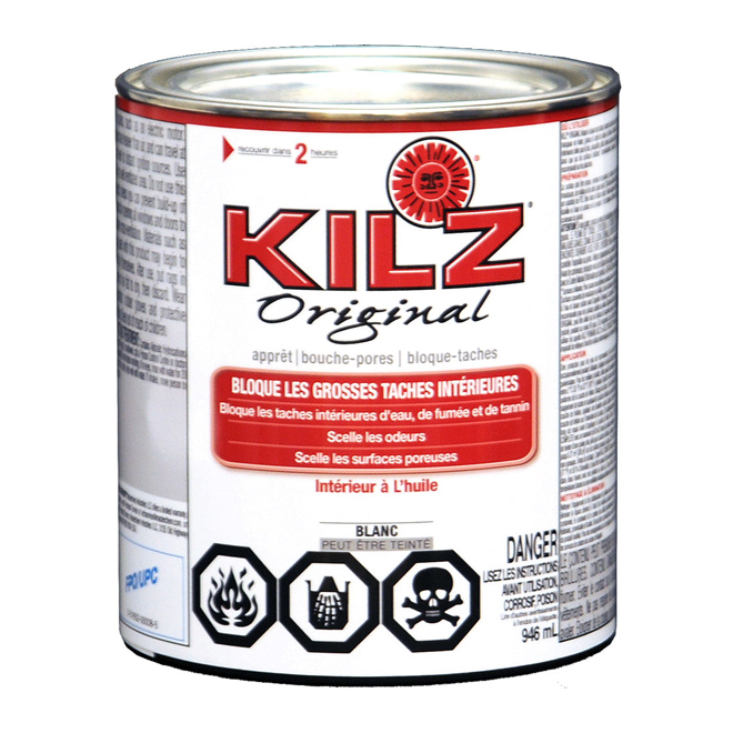 KILZ Apprêtscellant Alkyde Intérieur «Kilz» RénoDépôt KILZ Apprêtscellant Alkyde Intérieur «Kilz» RénoDépôt
