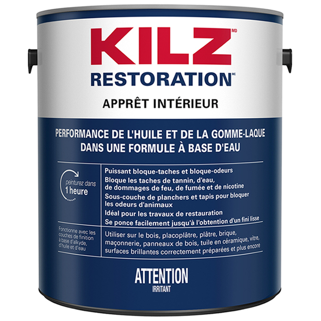 Decoration Chambre Gris Et Bleu : KILZ Apprêt latex intérieur «Max» RénoDépôt Decoration Chambre Gris Et Bleu : KILZ Apprêt latex intérieur «Max» RénoDépôt