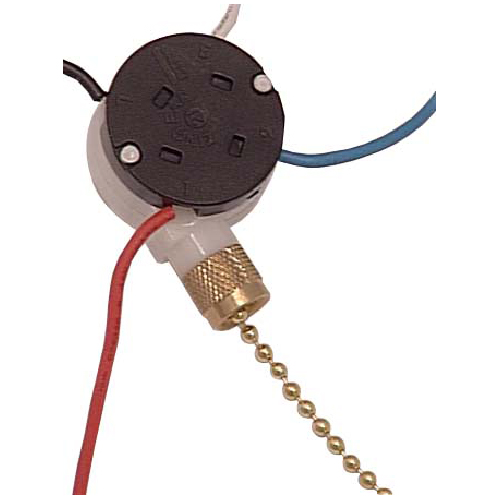 ATRON - 3-Speed Ceiling Fan Switch with Pull Chain - 4-Wire | Réno-Dépôt