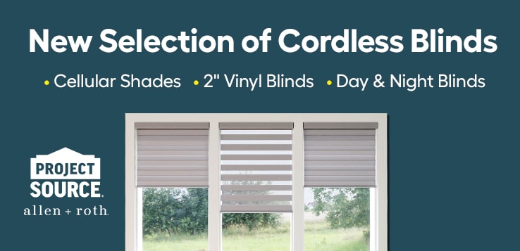 New Selection of Cordless Blinds