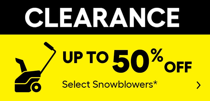 Snowblowers Clearance