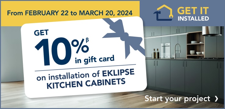 Eklipse kitchen cabinets installation promotion