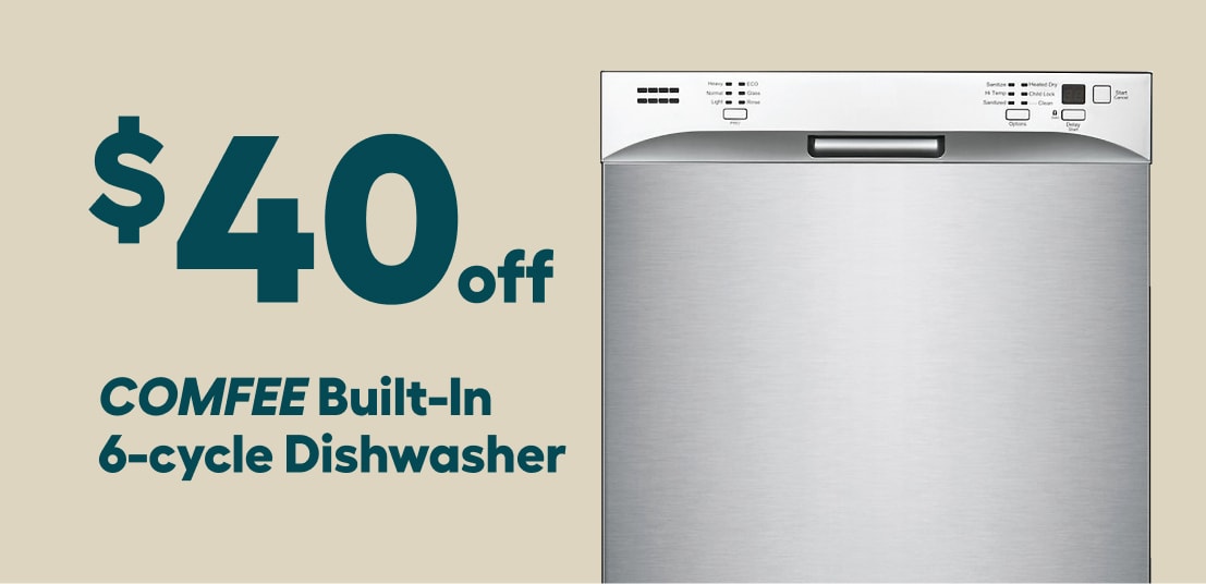 Comfee built-in dishwasher