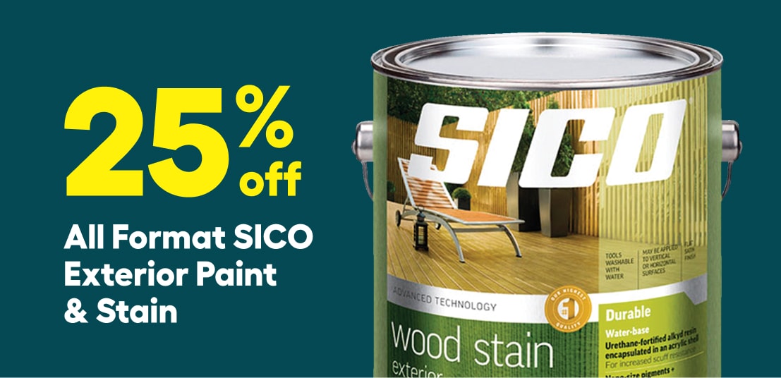 Exterior paint & stain 