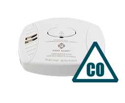 Avertisseur interconnecté sans fil pour fumée et monoxyde de carbone First  Alert plastique blanc 1039823