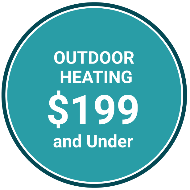 Outdoor Heating $199 & Under