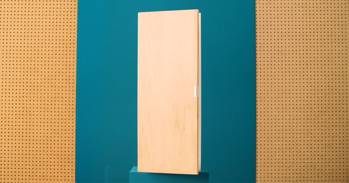 Transforming melamine cupboards with wood veneer