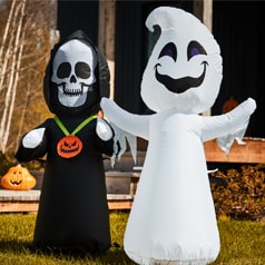 Set of two Halloween inflatables
