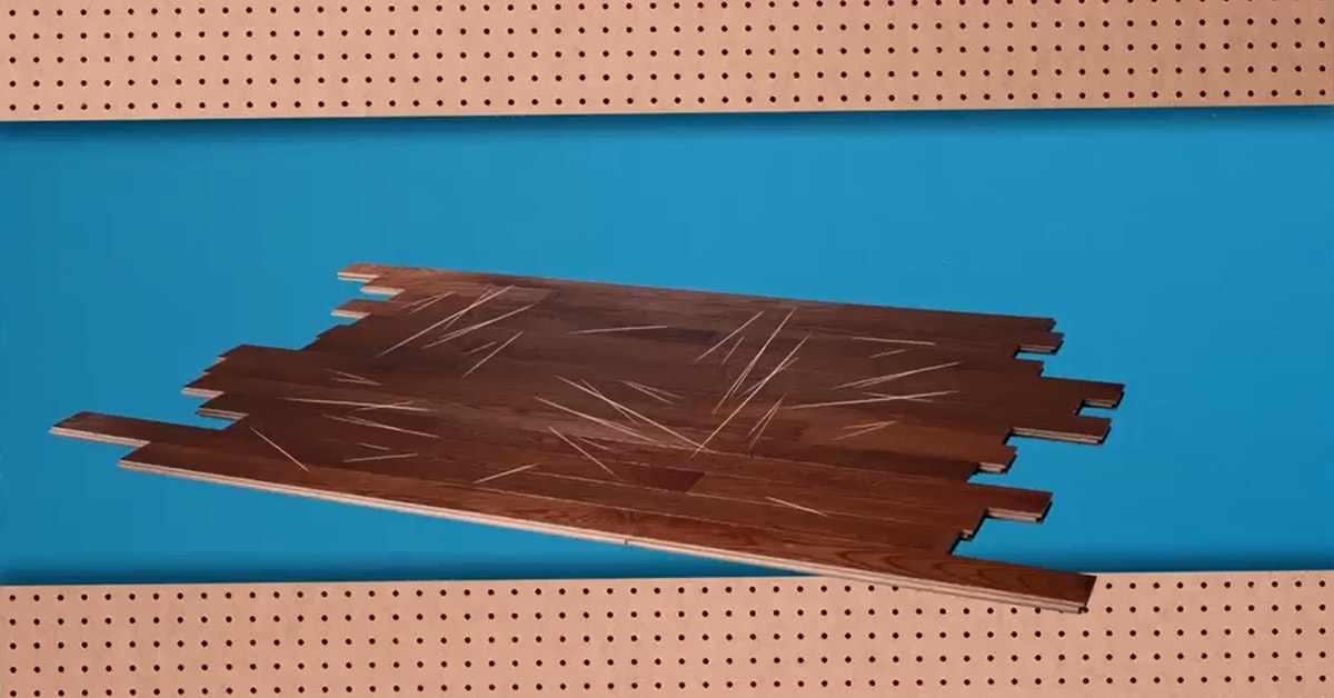 Réparer les égratignures sur un plancher de bois franc