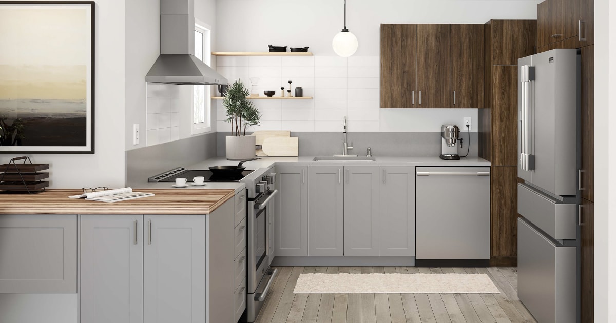 Get The Look Soothing Kitchen Reno Depot