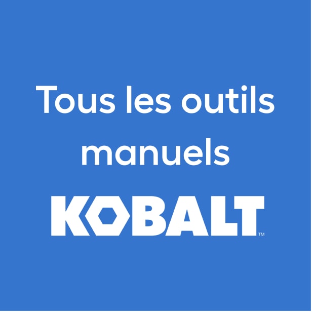 Tous les outils manuels Kobalt
