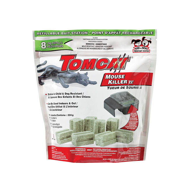  tomcat refillable bait station 8 refills r no d p t