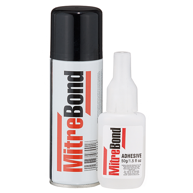 MITREBOND Rapid Adhesive Glue and Activator Spray 50 g RénoDépôt
